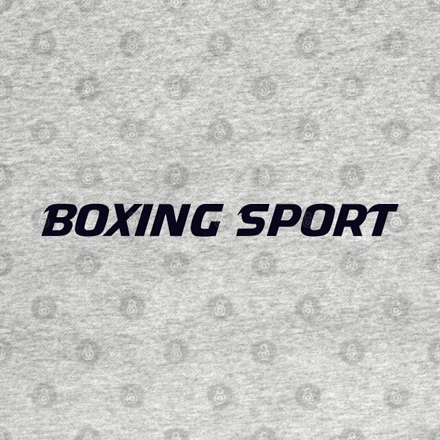 BOXING SPORT by drewdesign